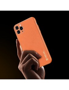 Apelsin och mycket snyggt fodral iPhone 11 Pro.
