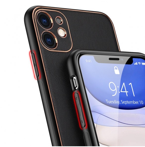 Svart och mycket elegant omslag iPhone 11.