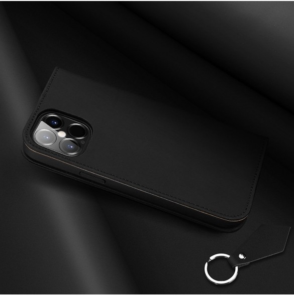 Svart och mycket snyggt fodral iPhone 12 Pro Max.