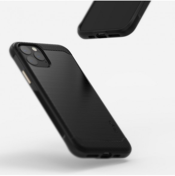 Svart och väldigt snyggt fodral iPhone 11 Pro Max.
