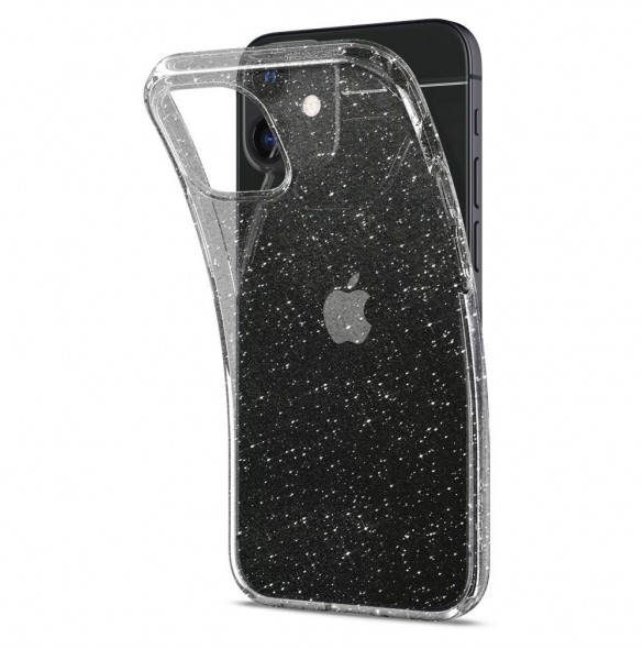 Glitterkristall och mycket snyggt skal till iPhone 12 Mini.