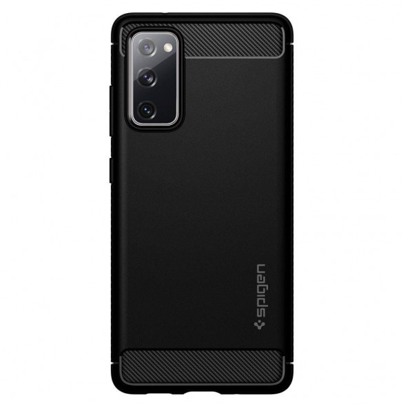 Med detta skal kommer du att vara lugn för Samsung Galaxy S20 FE och väldigt snyggt skydd från Spigen.