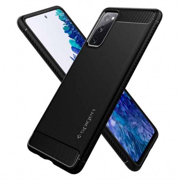 Samsung Galaxy S20 FE och väldigt snyggt skydd från Spigen.