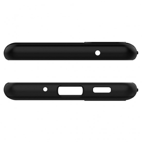 Svart och mycket snyggt skal Samsung Galaxy S20 FE.