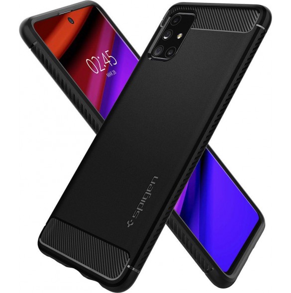 Samsung Galaxy M31s och väldigt snyggt skydd från Spigen.