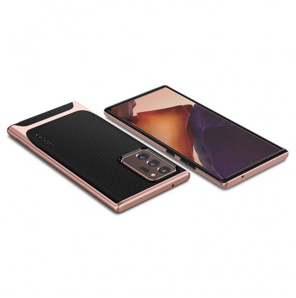 Brons och mycket snyggt skal Samsung Galaxy Note 20 Ultra.
