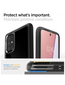 Med detta omslag kommer du att vara lugn för Samsung Galaxy M31s och väldigt snyggt skydd från Spigen.