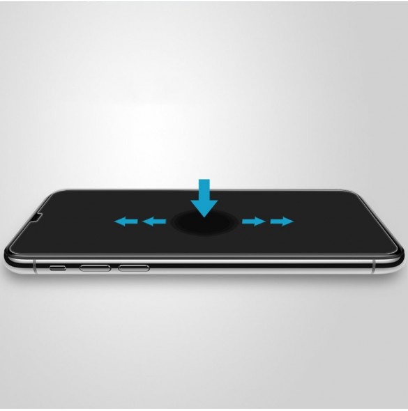 Din telefon skyddas av detta glas från Nillkin.