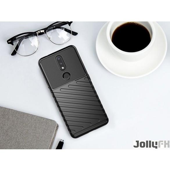 Din telefon skyddas av detta skydd från JollyFX.