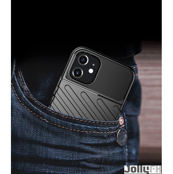Svart och mycket snyggt fodral iPhone 12 Mini.