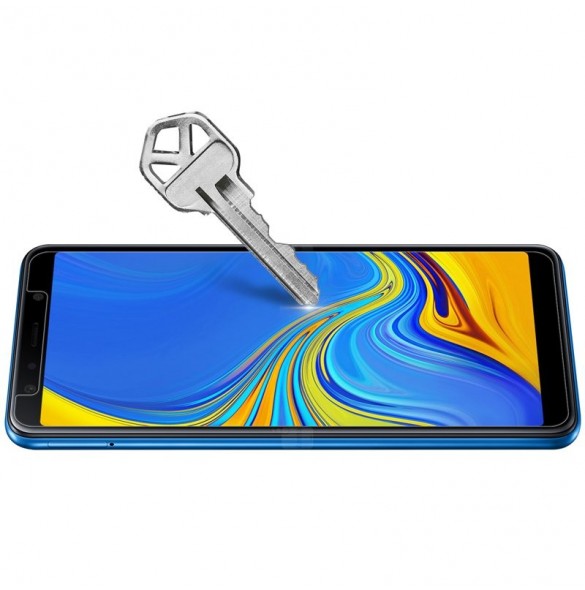 Din Samsung Galaxy A7 2018 A750 kommer att skyddas av detta stora glas.