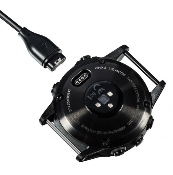 Tactical USB-laddningskabel för Garmin Fenix 5/6, Approach S60, Vivoactive 3