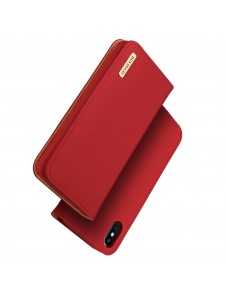 Rött och väldigt snyggt fodral för iPhone X.