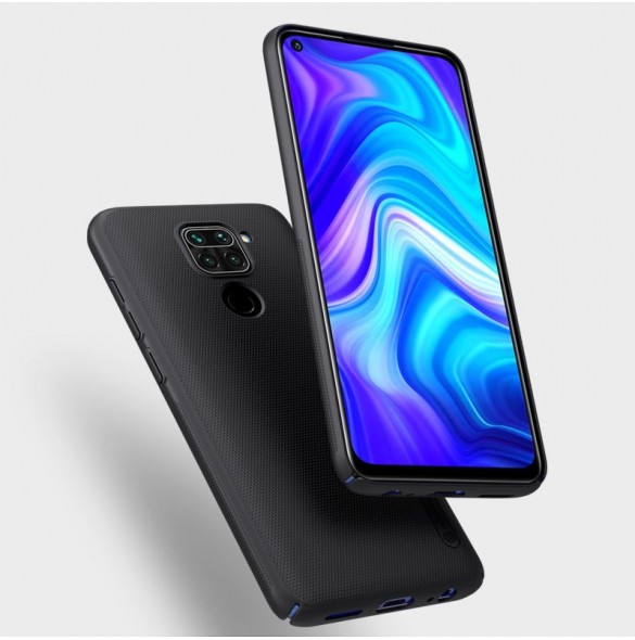 Nillkin Super Frosted Shield Case kickstand för Xiaomi Redmi 9 - Svart