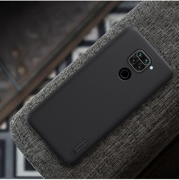 Nillkin Super Frosted Shield Case kickstand för Xiaomi Redmi 9 - Svart