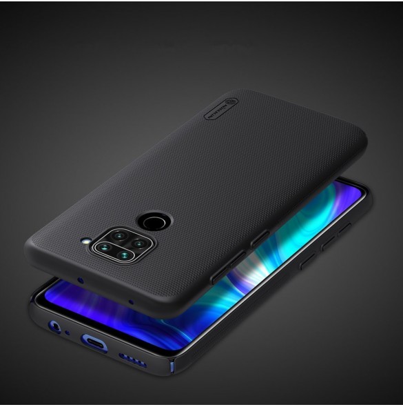 Nillkin Super Frosted Shield Case kickstand för Xiaomi Redmi 9 - Svart