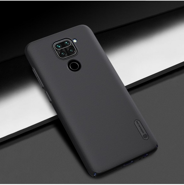 Nillkin Super Frosted Shield Case kickstand för Xiaomi Redmi 9 - Svart