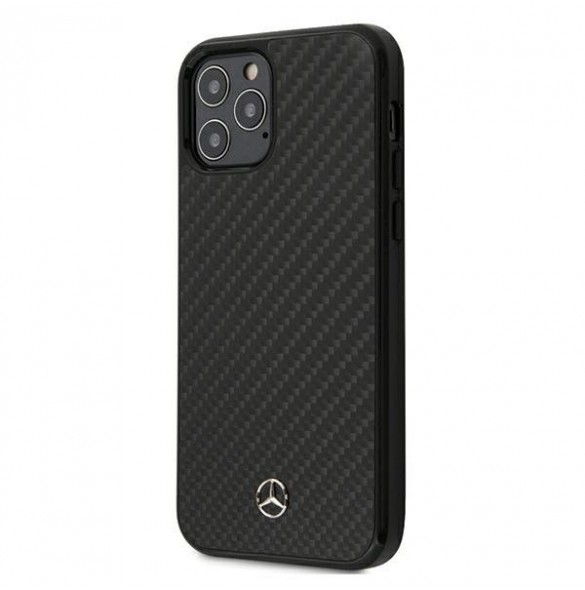 Svart kol och mycket snyggt fodral iPhone 12/12 Pro.