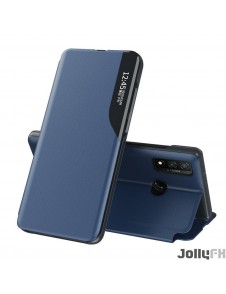 Blå och väldigt snyggt skal Huawei P30 Lite.