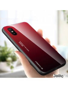 Svartrött och mycket snyggt fodral Xiaomi Redmi 9A.