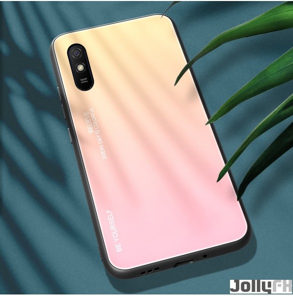 Rosa och mycket elegant omslag Xiaomi Redmi 9A.