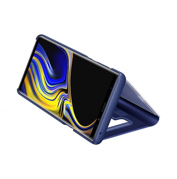 Samsung EF-ZN960CLE Clear View Cover Vikbart Fodral Till Samsung Galaxy Note 9 - Blå