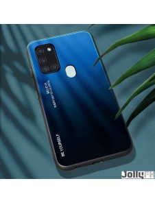 Svartblått och mycket snyggt fodral Samsung Galaxy A21S.