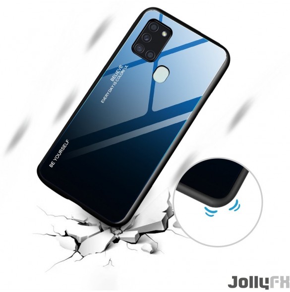 Samsung Galaxy A21S och väldigt snyggt skydd från JollyFX.