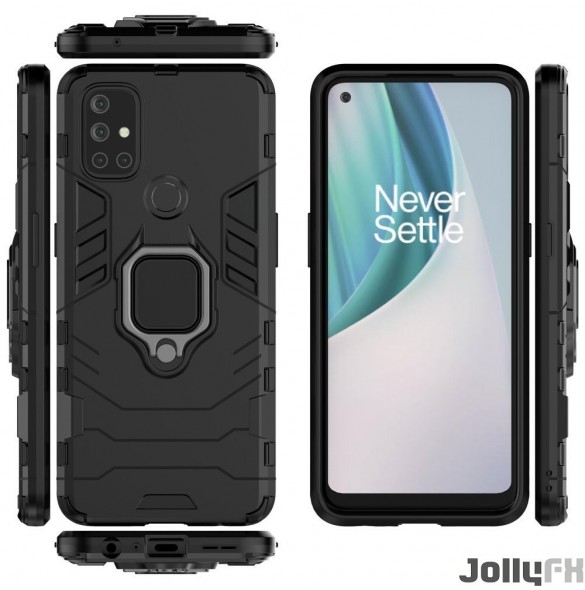Svart och mycket snyggt fodral OnePlus Nord N100.