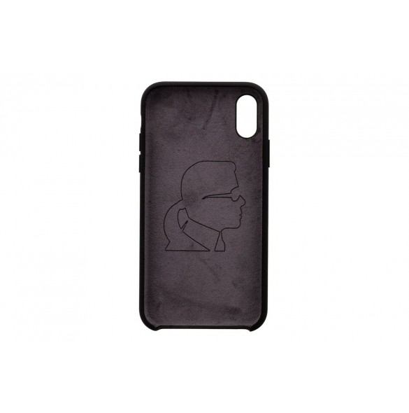 Karl Lagerfeld Iconic Karls huvud KLHCI61SLFKBK iPhone XR - Svart