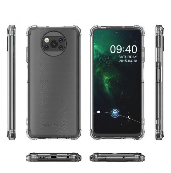 Xiaomi Poco X3 NFC och väldigt snyggt skydd från Wozinsky.