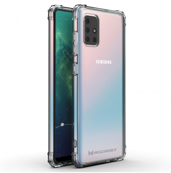 Med detta omslag kommer du att vara lugn för Samsung Galaxy A21S och väldigt snyggt skydd från Wozinsky.