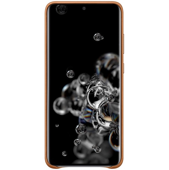 Samsung EF-VG988LAEGEU läderfodral äkta läder väska till Samsung Galaxy S20 Ultra - Brun