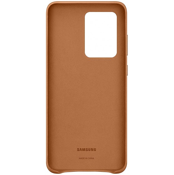 Samsung EF-VG988LAEGEU läderfodral äkta läder väska till Samsung Galaxy S20 Ultra - Brun