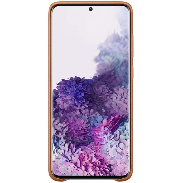Samsung EF-VG985LAEGEU läderfodral äkta läder väska till Samsung Galaxy S20 Plus - Brun