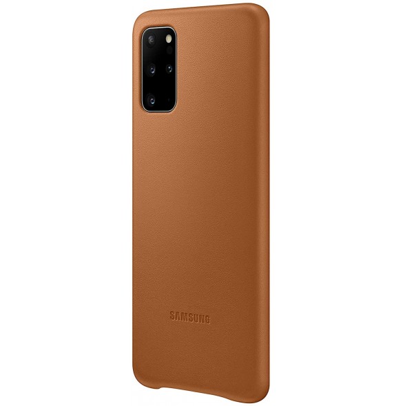 Samsung EF-VG985LAEGEU läderfodral äkta läder väska till Samsung Galaxy S20 Plus - Brun