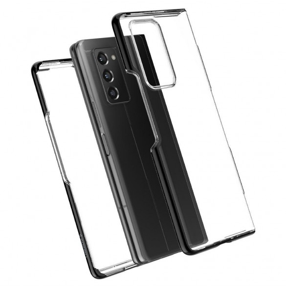 Samsung Galaxy Z Fold 2 skyddas av detta fantastiska skal.