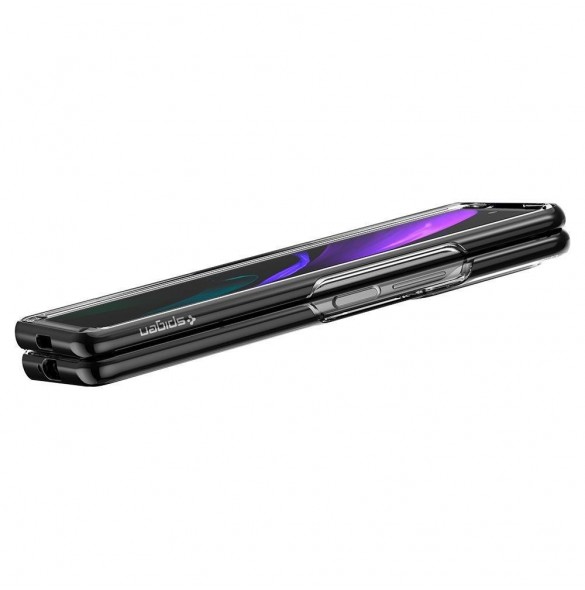 Matt svart och mycket snyggt skal Samsung Galaxy Z Fold 2.