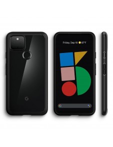 Matt svart och mycket snyggt omslag Google Pixel 5.
