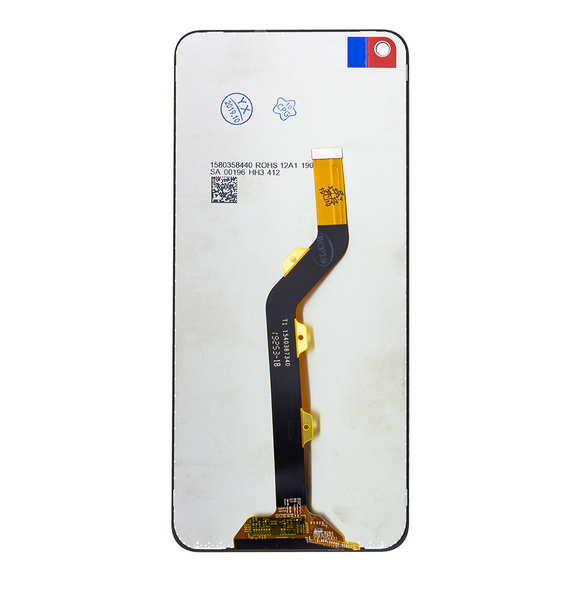 LCD-skärm + pekdon Motorola One Action - Svart