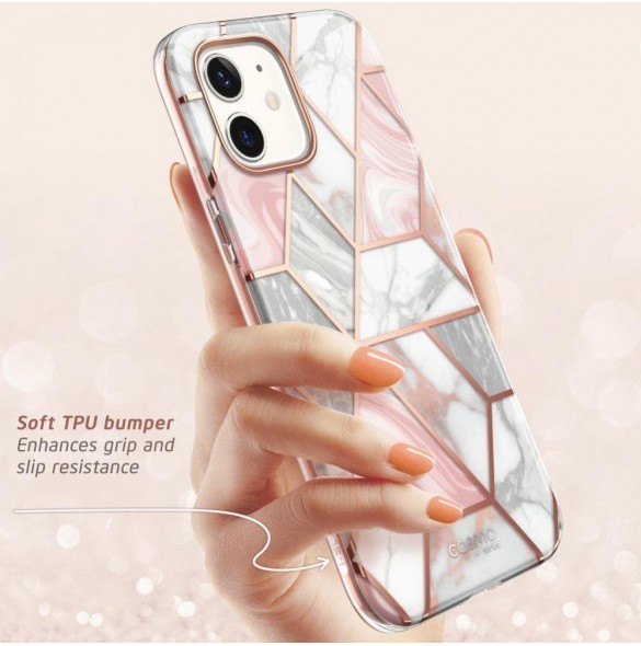 Vackert och pålitligt skyddsfodral för iPhone 12 Mini.