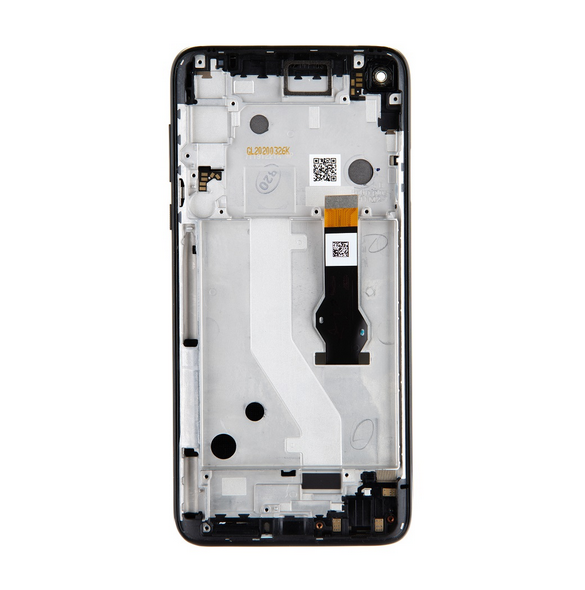 LCD-display + Touch Unit + Front Skal till Motorola G Pro - Svart (Service Pack)