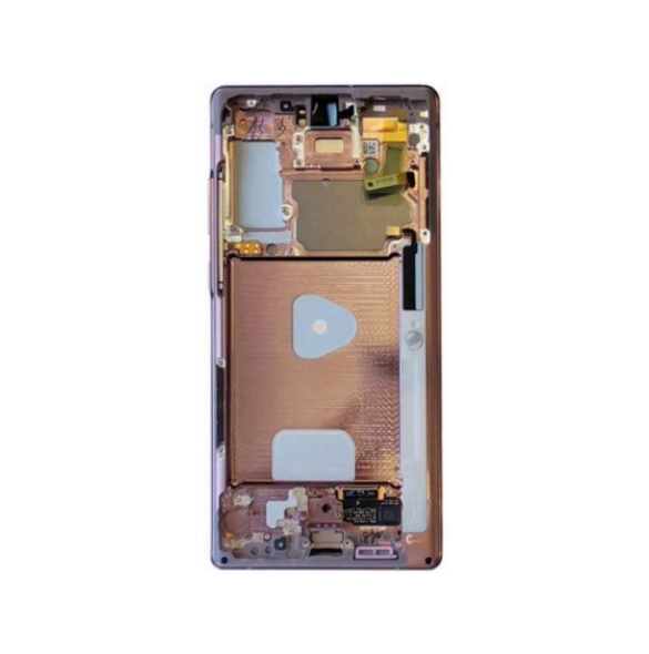 LCD-skärm + Touch Unit Samsung Galaxy Note 20 - Mystic brons (Service Pack)