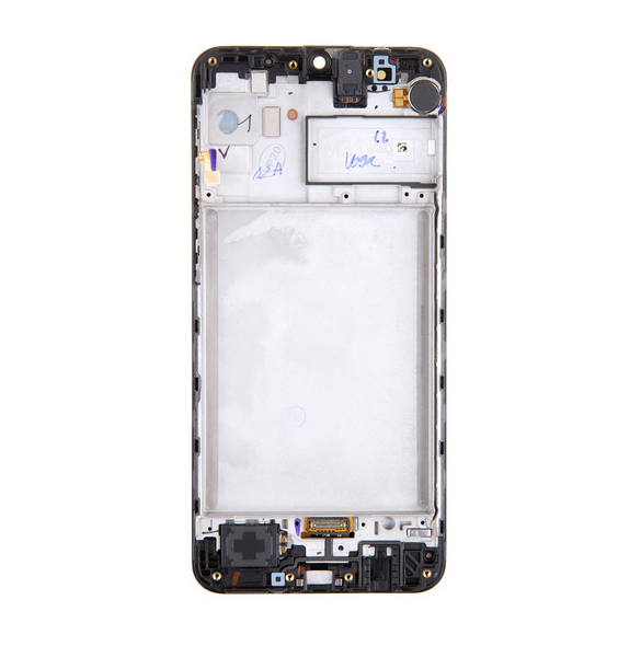 LCD-skärm + Touch Unit + Front Cover Samsung Galaxy M31 (Service Pack)