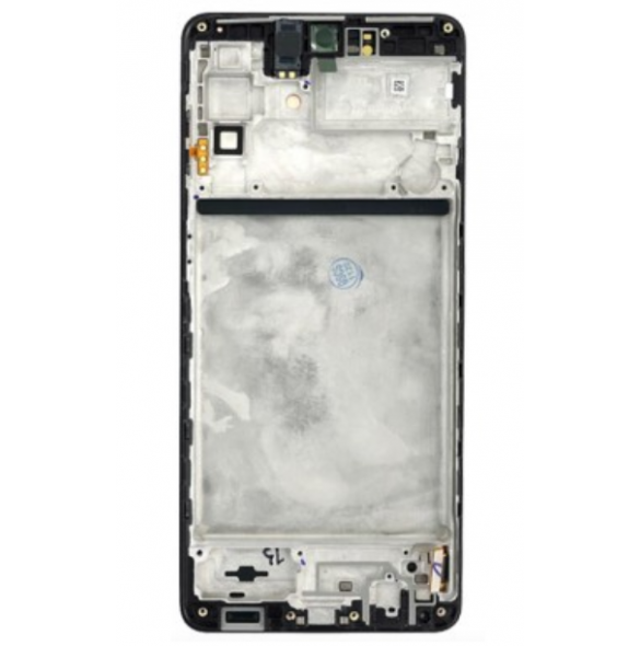 LCD-skärm + Touch Unit Samsung Galaxy M51 - Svart (Service Pack)
