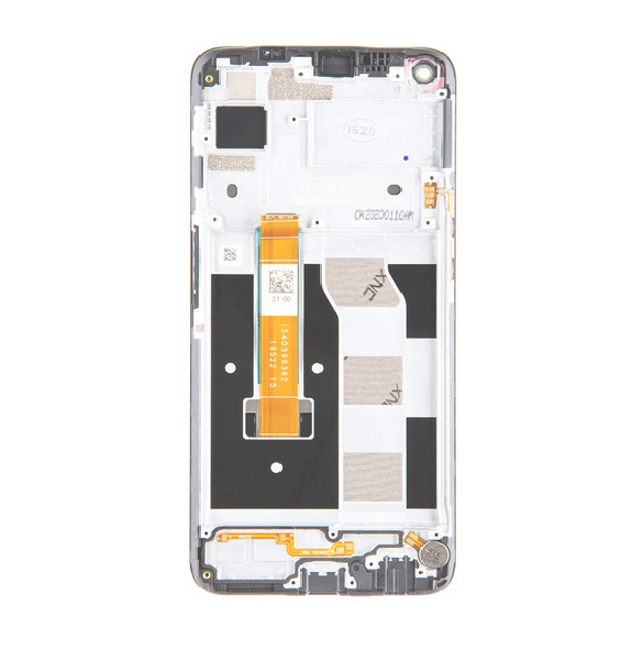 LCD-display + Touch Unit + Framsida för Realme 6 (Service Pack)