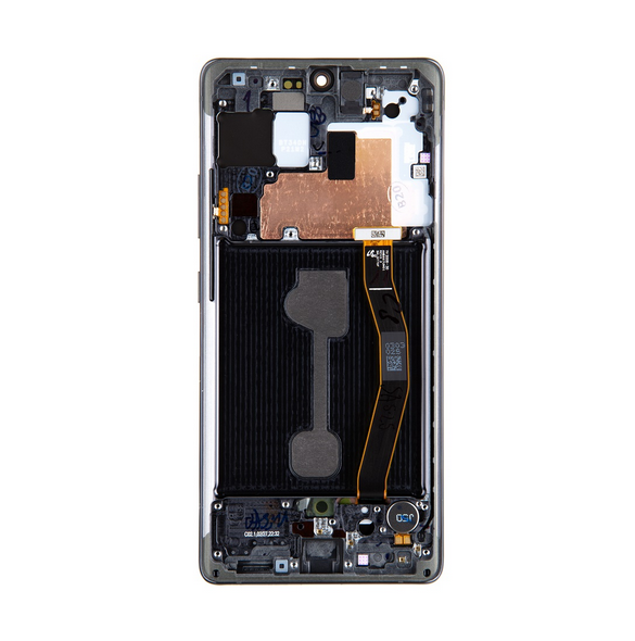 LCD-skärm + pekdon Samsung Galaxy S10 Lite - Prisma svart (Service Pack)