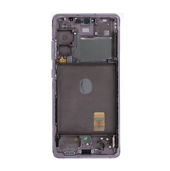 LCD-skärm + Touch Unit Samsung Galaxy S20 FE 5G - Moln lavendel (Service Pack)
