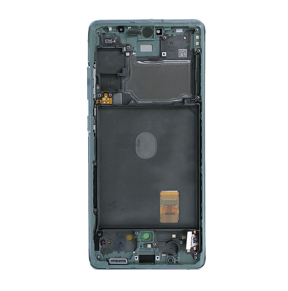 LCD-skärm + Touch Unit Samsung  Galaxy S20 FE 5G - Moln mynta (Service Pack)