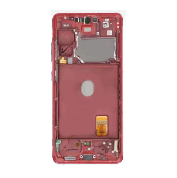 LCD-skärm + Touch-enhet Samsung Galaxy S20 FE 5G - Molnrött (Service Pack)